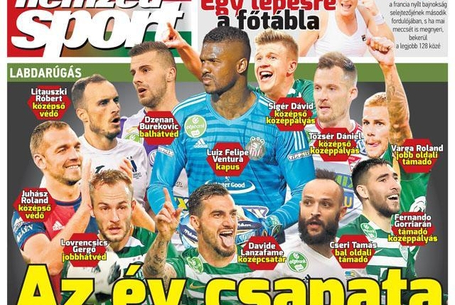 Ott van az év csapatában is!