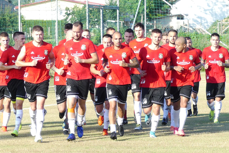 „Pályaavató” edzés