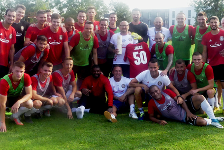 Köszöntéssel zárult az edzés