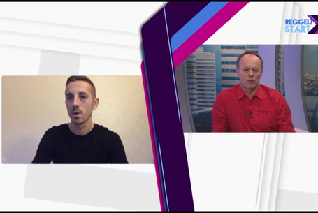 Rubus Tamás a Digi Sport reggeli műsorában