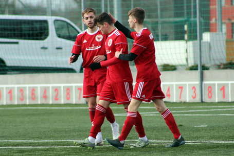 Az U19-esek magabiztos győzelmének képei