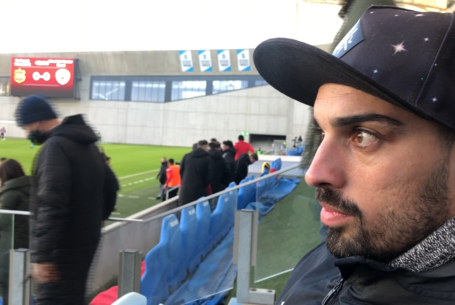 Lucas a csapatot, mi Lucast kísértük