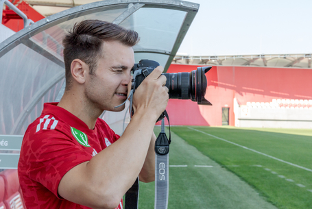 Fotósként is kipróbálta magát