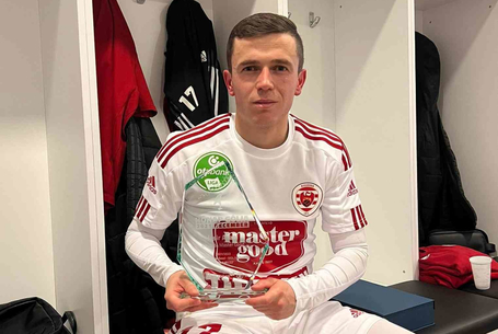 Harmadszor is a hónap gólja