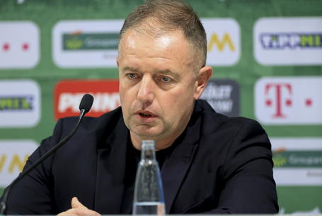 A Ferencváros–Kisvárda Master Good bajnoki mérkőzés sajtótájékoztatója