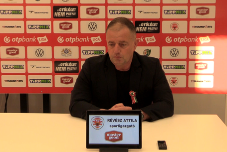 Mérkőzés utáni sajtótájékoztató