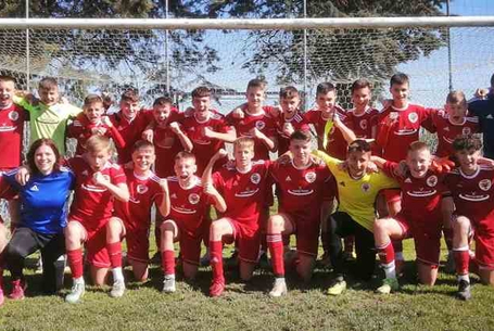 Csoportelső az U14-es csapat