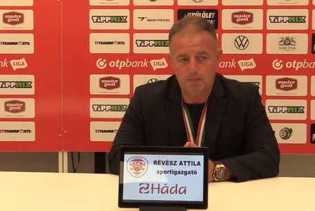 Mérkőzés utáni sajtótájékoztató