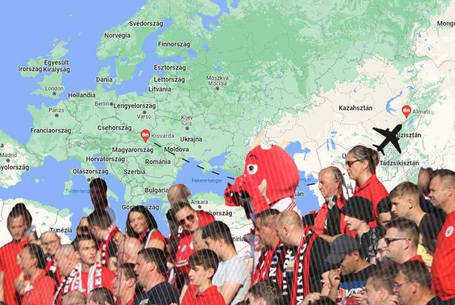 Szurkolóink utazása Kazahsztánba