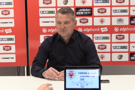 Mérkőzés utáni sajtótájékoztató