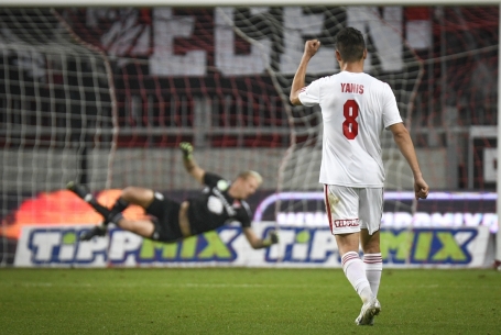 Dobogón az első gólunk