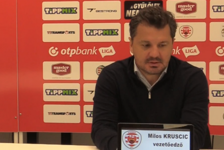 Mérkőzés utáni sajtótájékoztató