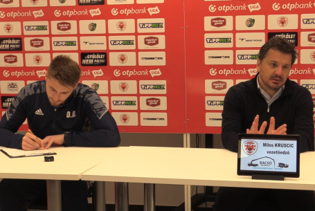 Mérkőzés utáni sajtótájékoztató