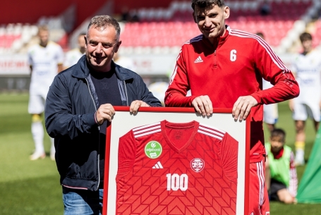 Jubiláló játékosunk köszöntése