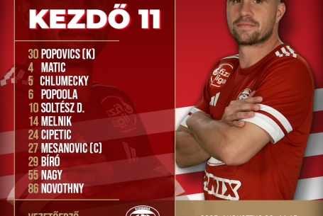 Egy változás a legutóbbi kezdőhöz képest