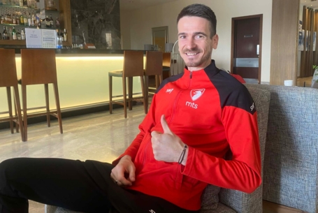 Találkozás korábbi középpályásunkkal