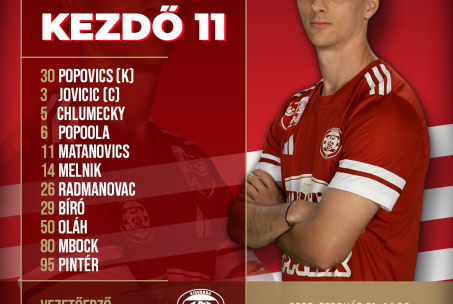 Új csatár a kezdőben