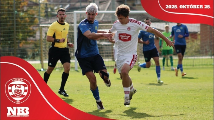 NB III Északkeleti csoport, 13. forduló: Kisvárda Master Good II–Termálfürdő FC Tiszaújváros (1–1) összefoglaló – 2025. 10. 25.