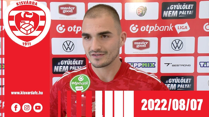 Driton Camaj nyilatkozata az M4 Sportnak a Mezőkövesd elleni mérkőzés után – 2022. 08. 07.