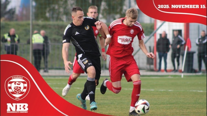 NB III Északkeleti csoport, 16. forduló: Kisvárda Master Good II–Debreceni EAC (1–0) összefoglaló – 2025. 11. 15.