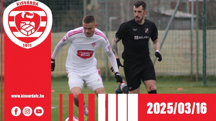 NB III Északkeleti csoport, 20. forduló. Kisvárda Master Good II–Salgótarjáni BTC (2–1) összefoglaló – 2025. 03. 16.
