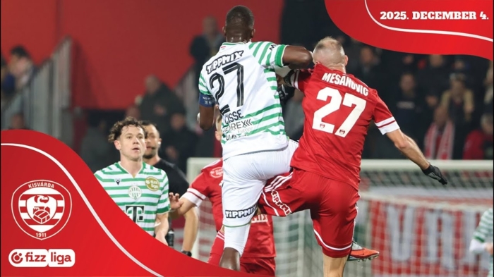 Fizz Liga, 5. forduló: Kisvárda Master Good–Ferencvárosi TC (0–1) összefoglaló – 2025. 12. 04.