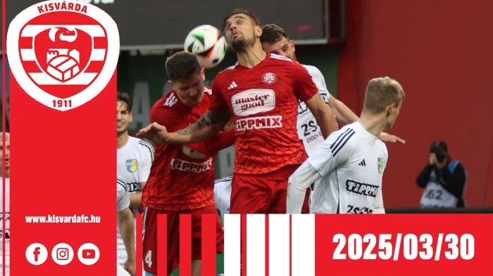 Merkantil Bank Liga, 22. forduló: Kisvárda Master Good–Mezőkövesd Zsóry FC (2–1) összefoglaló – 2025. 03. 30.