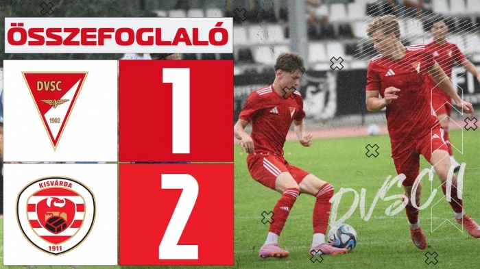 NB III Északkeleti csoport, 8. forduló: DVSC II–Kisvárda Master Good II (1–2) összefoglaló – 2025. 09. 21.