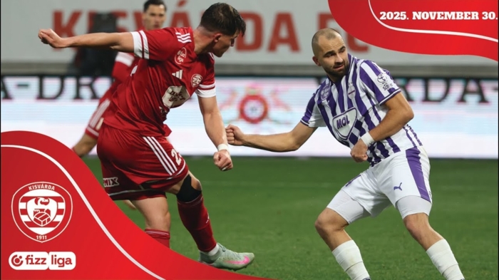 Fizz Liga, 15. forduló: Kisvárda Master Good–Újpest FC (3–0) összefoglaló – 2025. 11. 30.