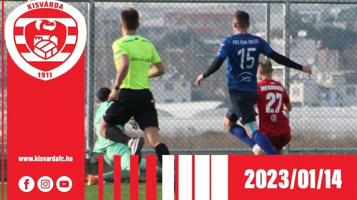 Edzőmeccs: Kisvárda Master Good–FKS Stal Mielec (lengyel) (3–2) összefoglaló – 2023. 01. 14.