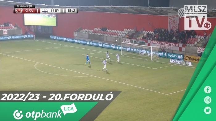 OTP Bank Liga, 20. forduló: Kisvárda Master Good–Újpest FC (2–1) összefoglaló – 2023. 02. 17.