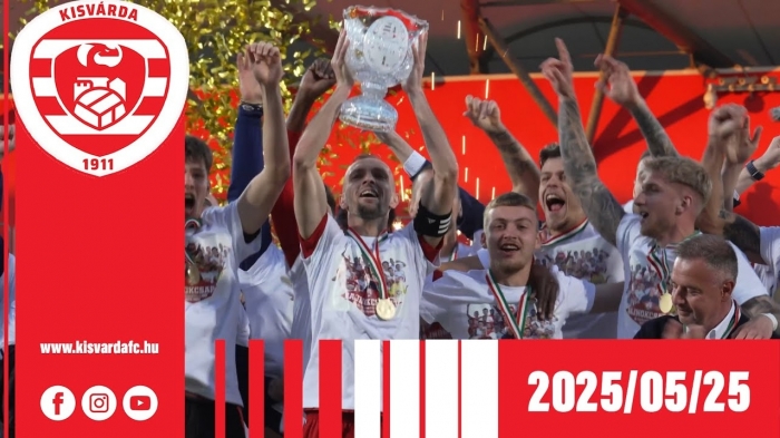 A bajnokavató mérkőzés és a díjátadó belülről, testközelből – Hangulatfilm 2025. 05. 25.