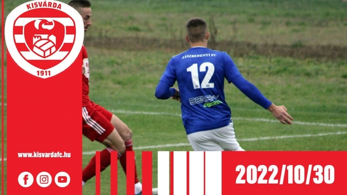 NB III Keleti csoport, 15. forduló: Jászberényi FC–Várda LA (2–0) összefoglaló – 2022. 10. 30.