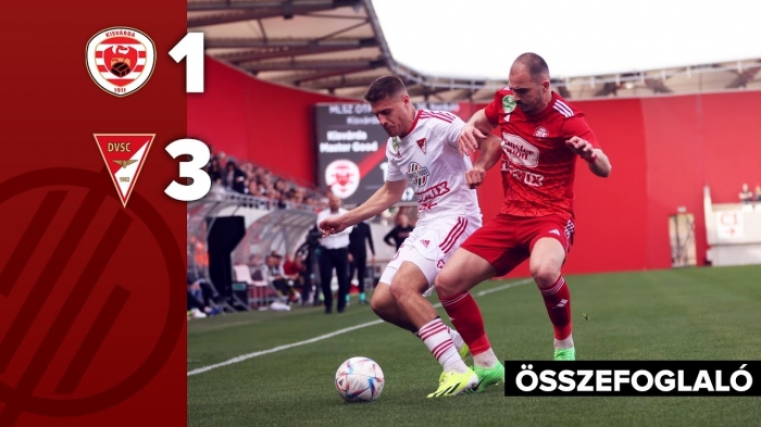 OTP Bank Liga, 26. forduló: Kisvárda MAster Good–DVSC (1–3) összefoglaló – 2024. 03. 30.
