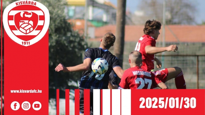 Edzőmeccs: Csornomorec Odessza–Kisvárda Master Good (1–2) összefoglaló – 2025. 01. 30.