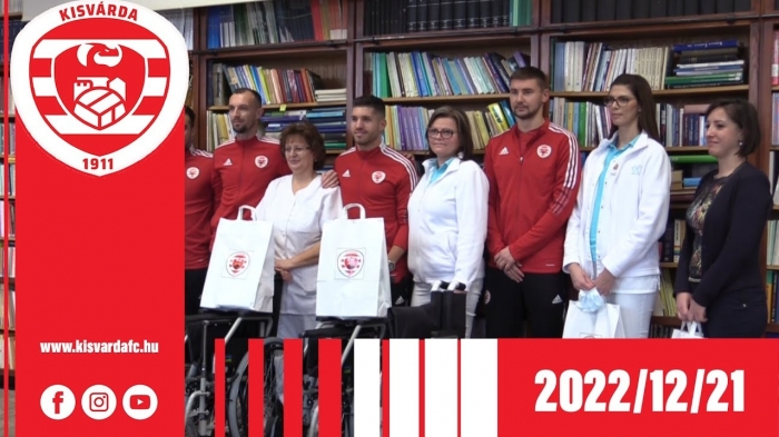 Karácsonyi ajándékunk a kisvárdai kórháznak – 2022. 12. 22.
