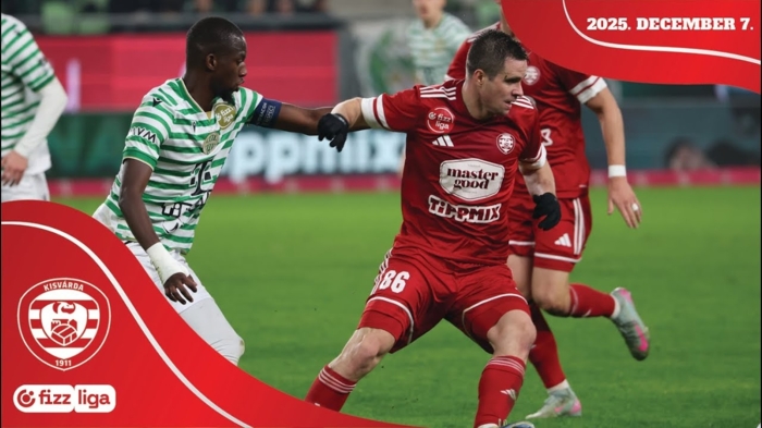 Fizz Liga, 16. forduló: Ferencvárosi TC–Kisvárda Master Good (3–0) összefoglaló – 2025. 12. 07.
