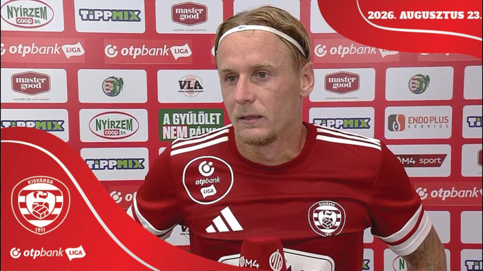 Nagy Krisztián nyilatkozata a DVSC elleni mérkőzést követően – 2026. 08. 23.